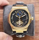 Replica Patek Philippe Moon phase Nautilus Watches 41mm Yellow Gold Case